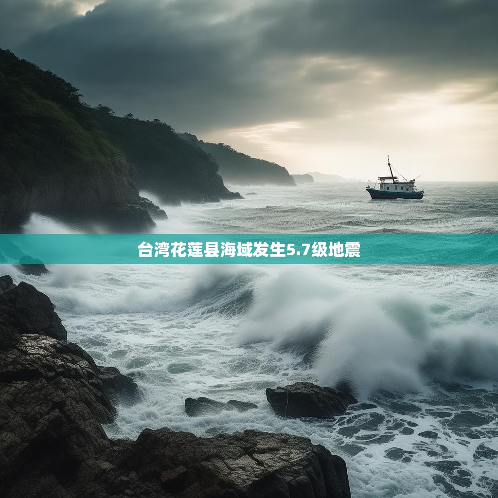 台湾花莲县海域发生5.7级地震