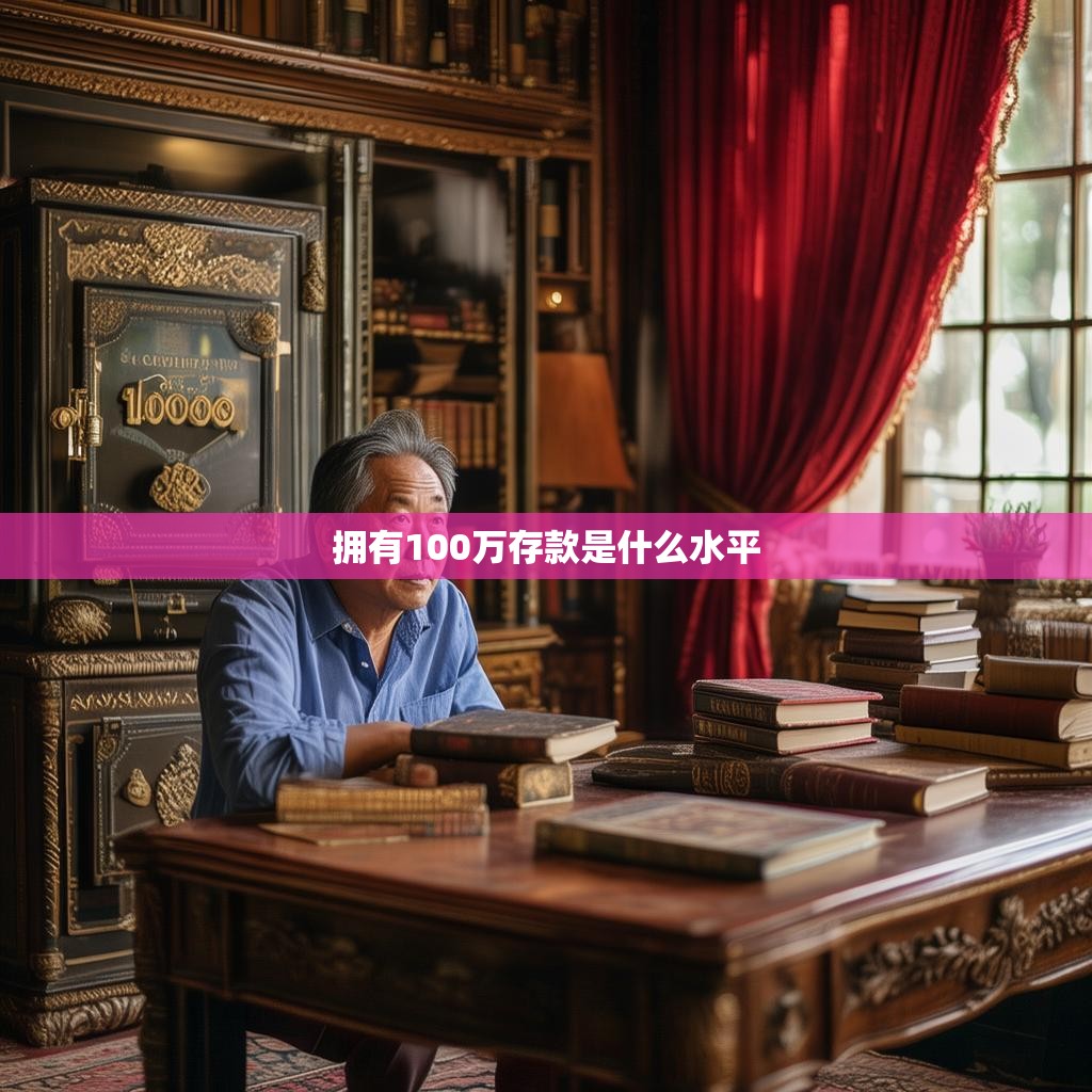 拥有100万存款是什么水平