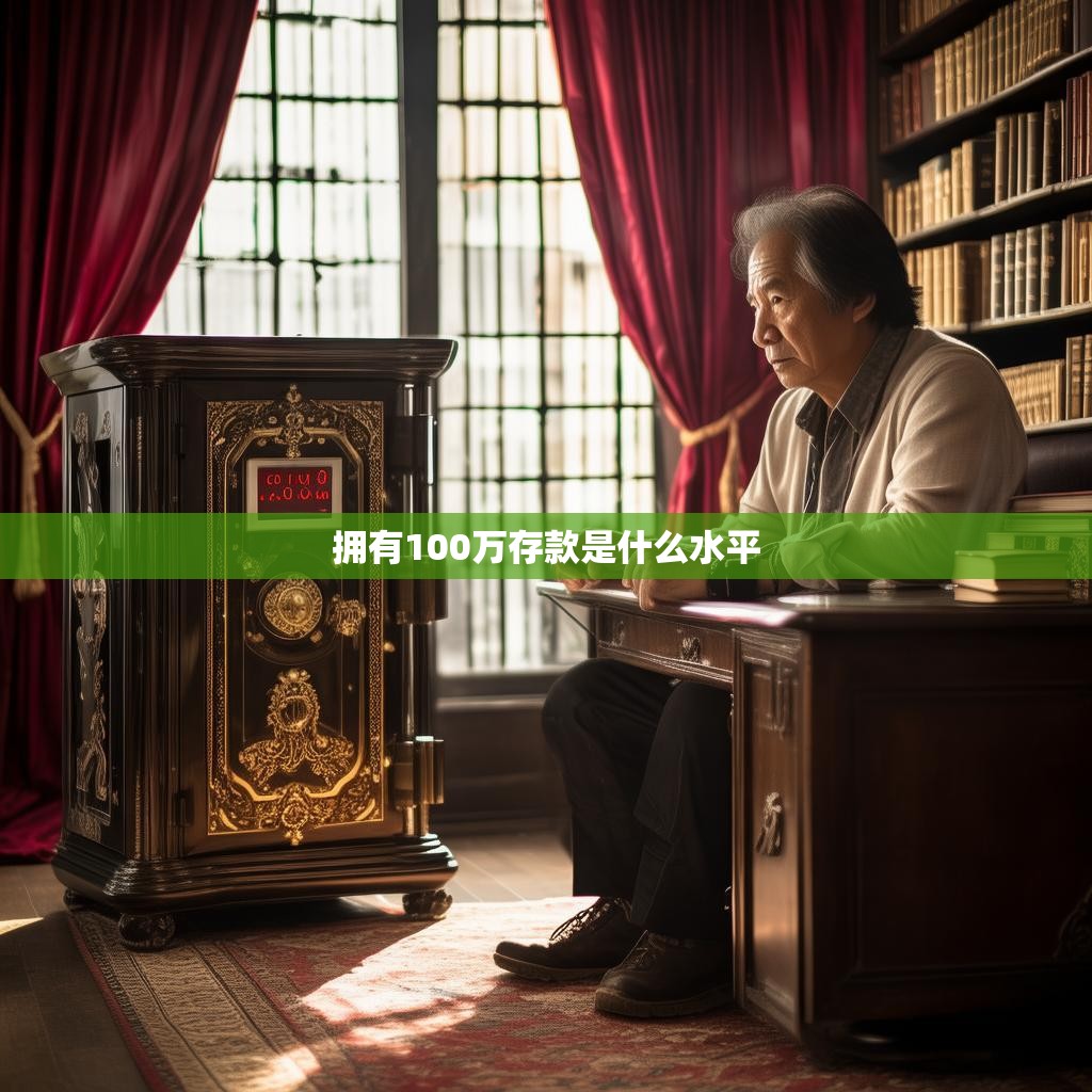 拥有100万存款是什么水平