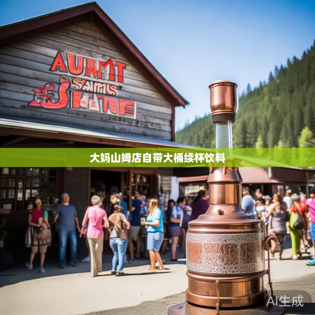 大妈山姆店自带大桶续杯饮料