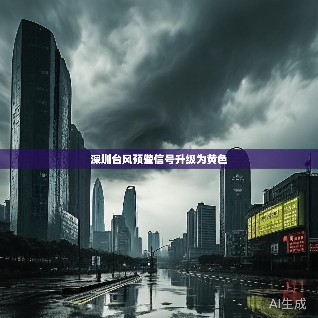 深圳台风预警信号升级 深圳台风预警信号升级为黄色,警觉风雨来临