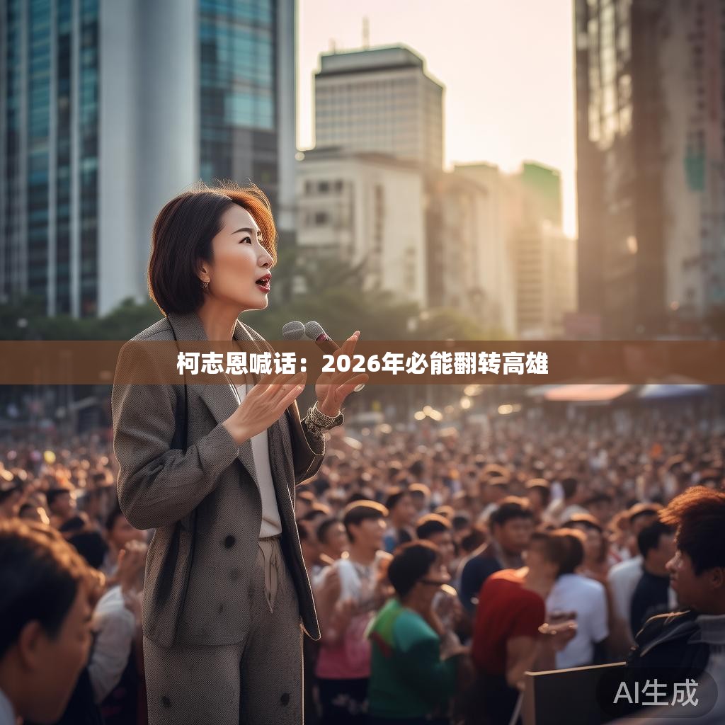 柯志恩的愿景:2026年高雄必将焕然一新 柯志恩的愿景:高雄的未来翻转