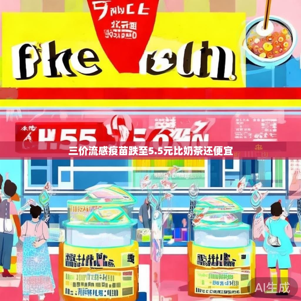三价流感疫苗跌至5.5元比奶茶还便宜 三价流感疫苗跌至5.5元比奶茶还便宜